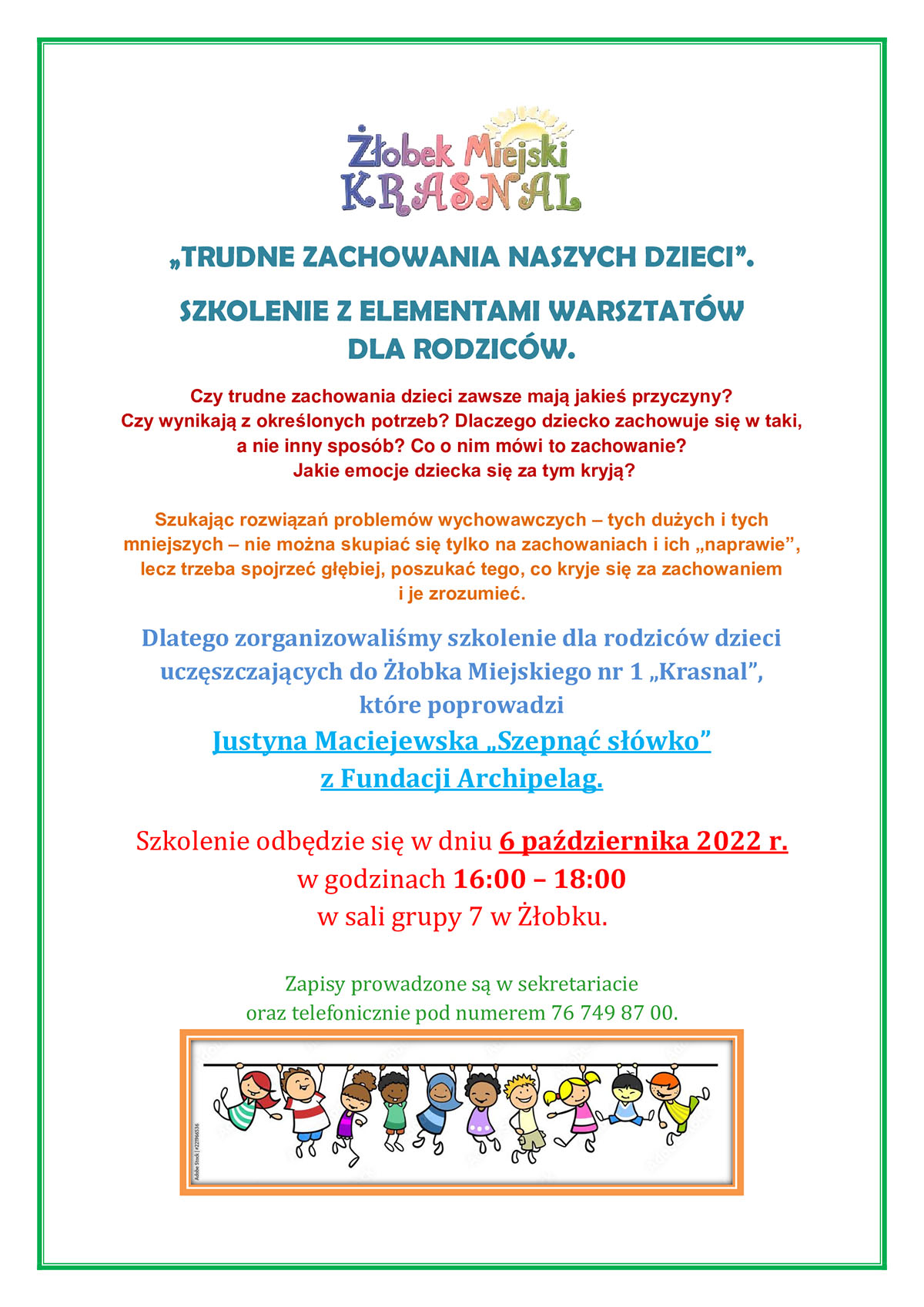 Plakat promujący wydarzenie