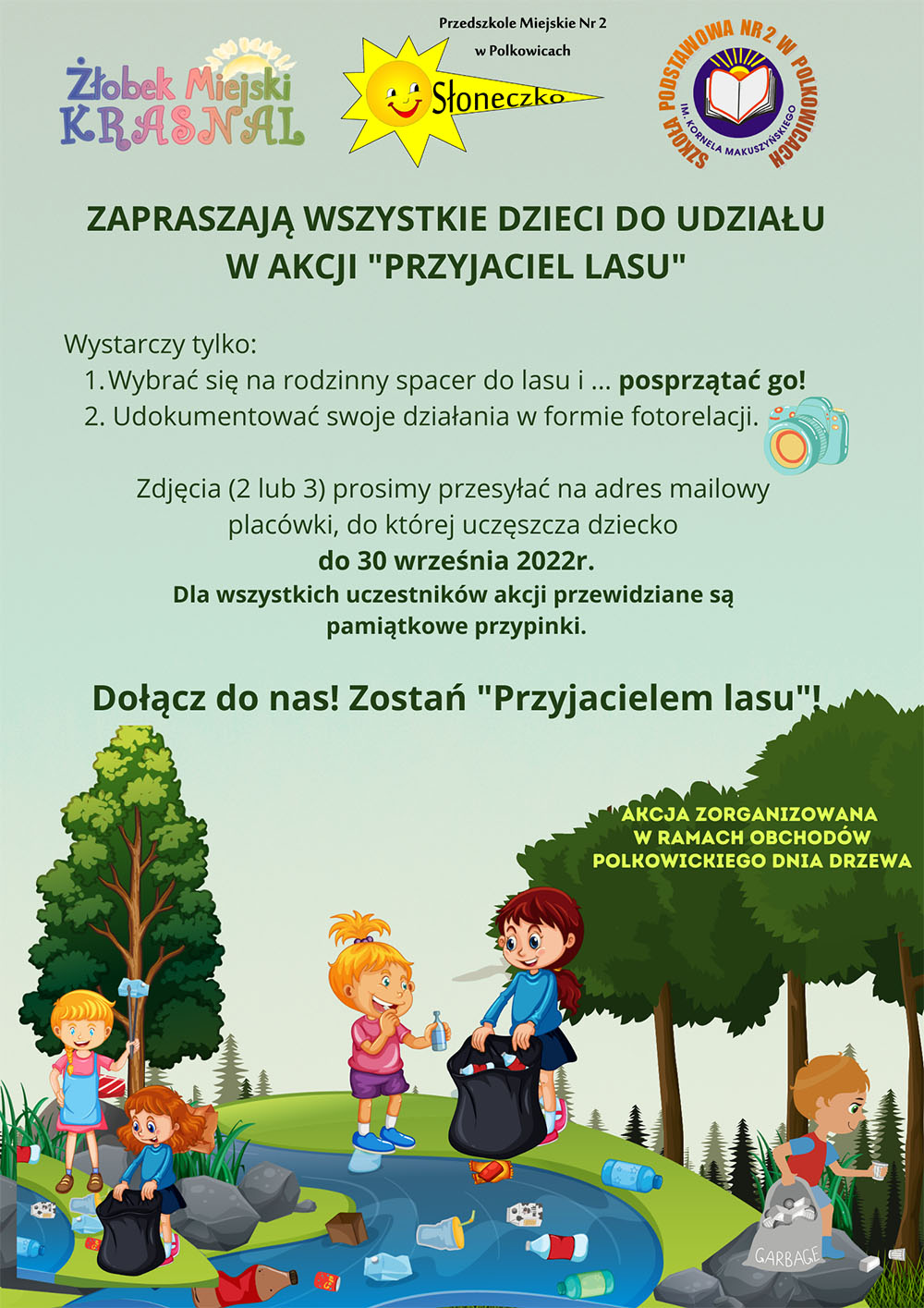 Plakat "Przyjaciel lasu"