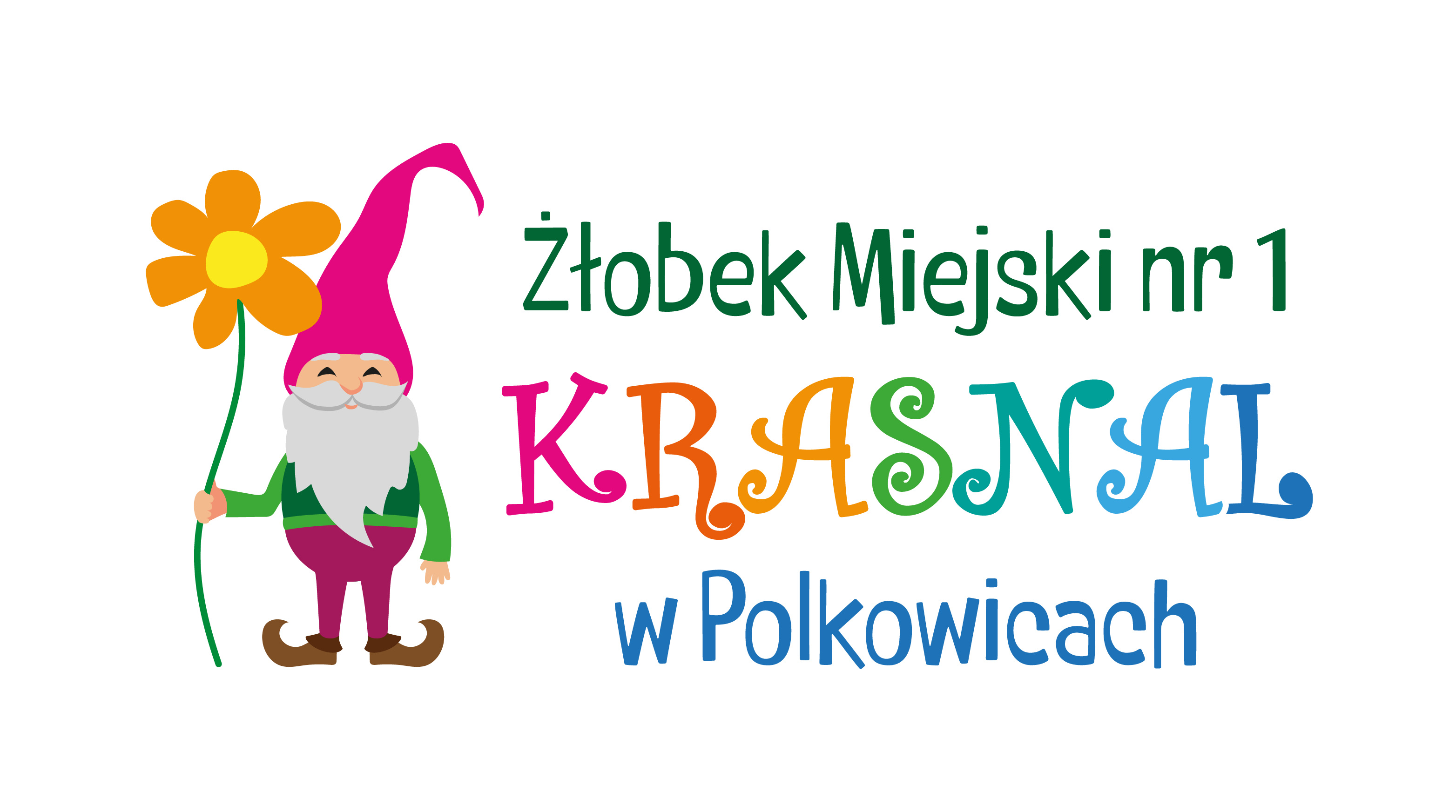 Logo Żłobka Miejskiego nr 1 Krasnal w Polkowicach