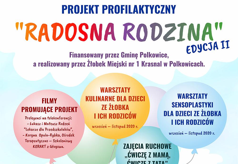 Projekt Profilaktyczny Radosna Rodzina - Edycja II