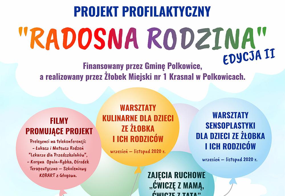 Projekt Profilaktyczny Radosna Rodzina - Edycja II